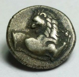 Rare Silver Greek Chersonesos Thrace 400bc Lion Authentic Coin /193