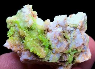 13g Natural Green Pyromorphite Crystal Cluster Rare Mineral Specimens China