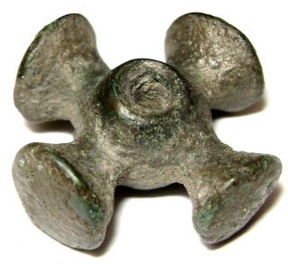 Ancient Rarest Scythian Koban Culture Bronze Amulet " Mace " 10cbc