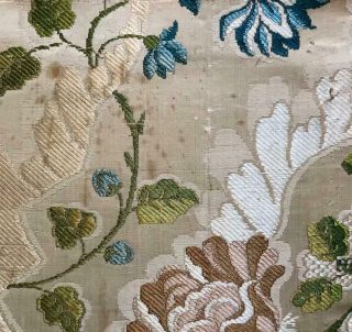 Exquisite Rare 18th Century Silk Floral Brocade C1750s,  Spitalfields,  Lyon 73