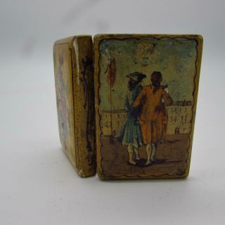 Rare Antique 18th / 19thc Hand Painted Snuff Box - Superbly Painted