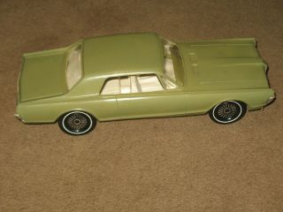 Rare Large Vintage Plastic 1967 Mercury Cougar Toy Promo Car
