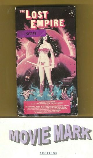 " The Lost Empire " 1984 (lightning Video) Busty Raven De La Croix Vhs Rare Oop 