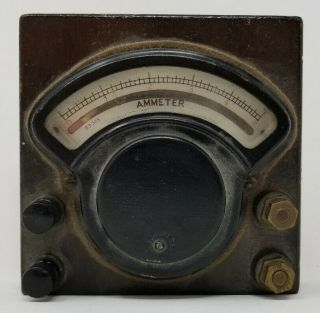 Vintage L.  E.  Knott Apparatus Company Model 93 - 525 Ammeter