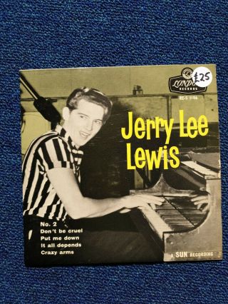 Rare Uk London Ep ‘rock N Roll’ Jerry Lee Lewis No2