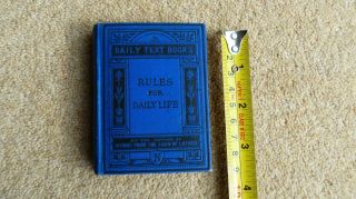 Antique Book - Rules For Daily Life 1881