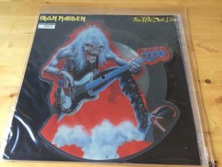 Iron Maiden - Fear Of The Dark 7” Picture Disc Vinyl Record (1993) Rare
