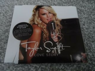 Taylor Swift Love Story Very Rare 3 Track Cd Single Lover Me Calm Down 2009