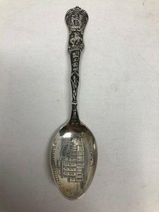 Watson Sterling Silver Souvenir Spoon Court House Lawton Oklahoma