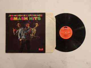 Vg,  Jimi Hendrix Smash Hits Lp Ultra Rare 197? Uk Polydor Mono/stereo Ladyland