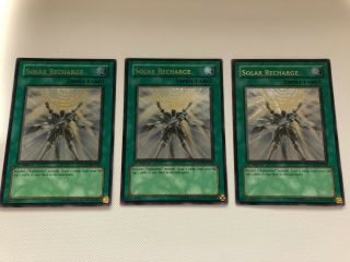 Yu - Gi - Oh Solar Recharge X3 Ultimate Rare 1st Edition Lodt - En052 Nm