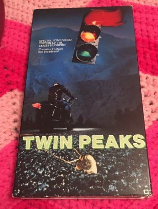 Rare Vtg Twin Peaks Vhs Premiere 1989
