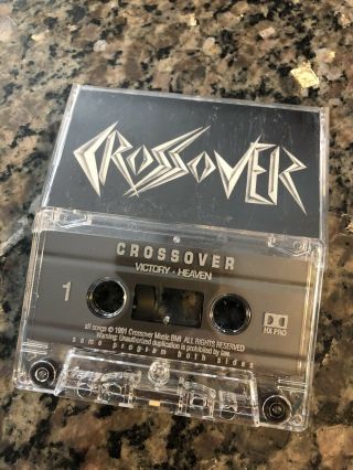 Crossover Cassette Tape Rare Demo Private Heavy Metal Hair Band Glam Rock 1991