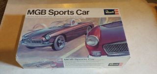 Mgb Sports Car 1/32 Scale Model Revell 1966 Rare Vintage - Open Box