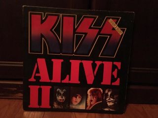 Kiss Alive Ii Lp First Pressing Rare Canada Vg,  Vinyl Booklet
