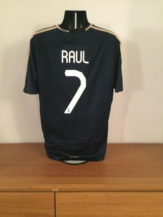Real Madrid Away Shirt 2007/08 Raul 7 Xl Vintage Rare