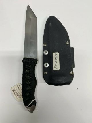 Steve Corkum First Strike Custom Handmade Knife W/ Kydex Sheath Rare
