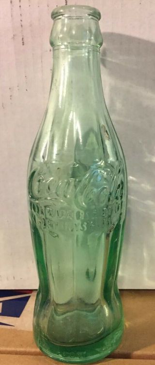 Rare Coca Cola 1915 Root Hobbleskirt Laporte Indiana Coke Bottle