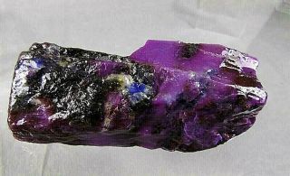 dkd 61C/ 150.  4grams Very Rare Sugilite rough with hints of Yellow and Richterite 2