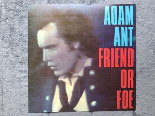 Adam Ant Friend Or Foe Rare Promo 12 X 12 Poster Flat 1982