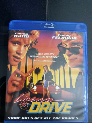 License To Drive (blu - Ray Disc,  2012) Htf Oop Rare