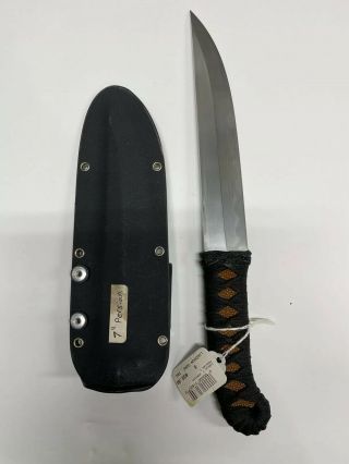 Steve Corkum Persian Custom Handmade Knife W/ Kydex Sheath Rare