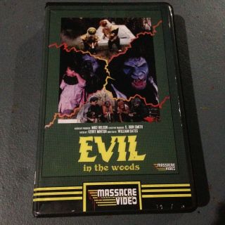 Evil In The Woods Rare Horror Vhs Massacre Video