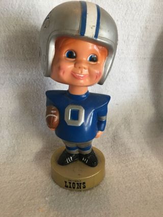 Vintage Detroit Lions Bobble Head (rare Sports Specialties Bobblehead,  1975)