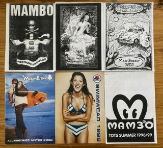 MAMBO EXTREMELY RARE 98/99 BULK Surfing Store Order Forms Catalogues Brochures 2