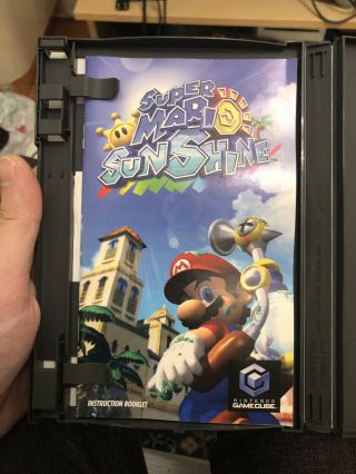 Mario Sunshine (Nintendo GameCube,  2002) Not For Resale Rare 2