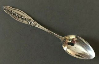 Alaska Totem Pole Sterling Silver Souvenir Spoon 5 - 1/2 Inches Joseph Mayer