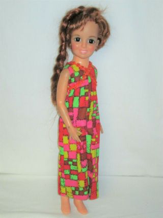 Vintage 1972 Ideal Crissy/Chrissy Doll Turn dial and pull string outfit 2