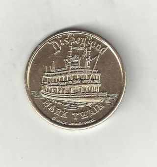 Rare Walt Disney Disneyland Mark Twain Magic Kingdom Coin Token Medallion