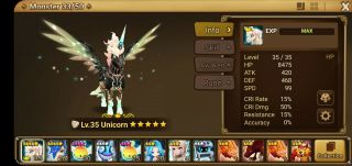 G:131 Global Summoners War Starter Account With Light Unicorn (extremely Rare)