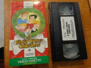 A Family Circus Christmas (vhs Tape,  1992) Animated Rare