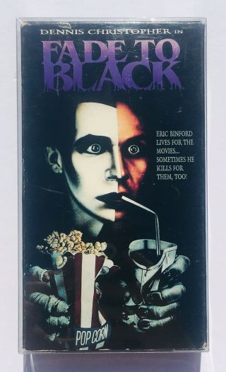 Fade To Black (1980) Vhs Rare Horror Tape 31 Days Of Halloween Special 