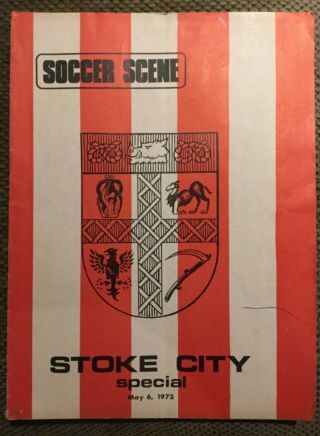 6 May 1973 Western Australia V Stoke City Friendly Programme Played In Oz Rare