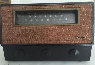 Antique Vintage Rca Victor Am Fm Tube Radio For Restoration Parts