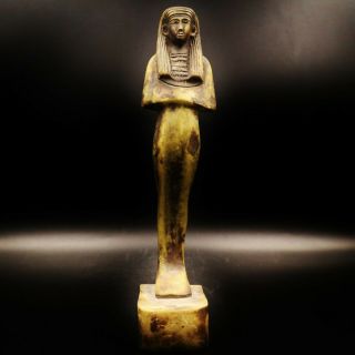 Rare Antique Statue Of Ancient Egyptian Queen Ahmose Nefertari God 