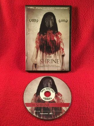 The Shrine Dvd Ex - Rental Jon Knautz Horror 2012 Aaron Ashmore Rare Region 1 Usa