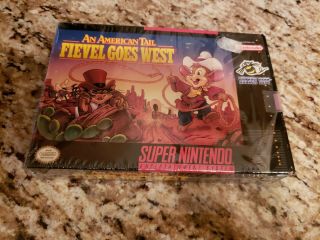 An American Tail Fievel Goes West Snes Nintendo Box Game