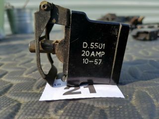 Rotax Vintage Aircraft 3 Position Switch With Guard D5501 20amp 10 - 57