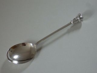 Rare George Iii Solid Silver Seal Top Spoon - London 1776 - William Cattell - 55g