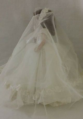 Vintage Nancy Ann Storybook Dolls Bride Groom Cake Toppers Wedding Tuxedo Gown 3