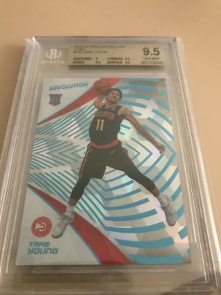 2018 - 19 Panini Revolution Rc Cubic Sp 36/50 (rare) Bgs 9.  5 Trae Young (atl)