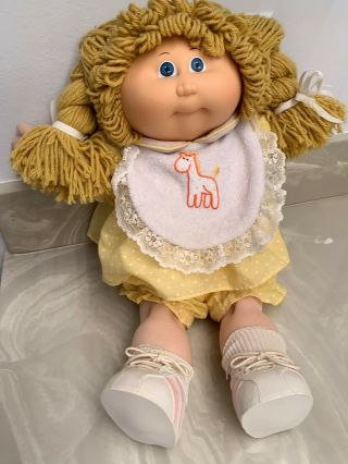 Coleco Cabbage Patch Kids Doll 1978 1982 Signed Xavier Roberts 85 Blond Hair