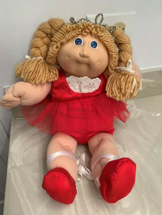 Coleco Cabbage Patch Kids Doll 1978 1982 Signed Xavier Roberts 84 Blond Hair