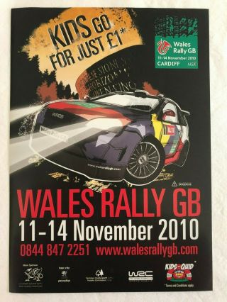 3 WALES RALLY GB 2010,  2012 & 2017 OFFICIAL POSTERS RARE 3