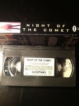 Night of the Comet Rare Horror VHS 1984 Catherine Mary Stewart 3