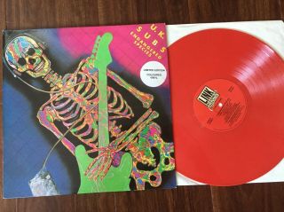 U.  K.  Subs - Endangered Species Lp Rare Ltd Edition Red Vinyl 1990 Punk Uk Subs